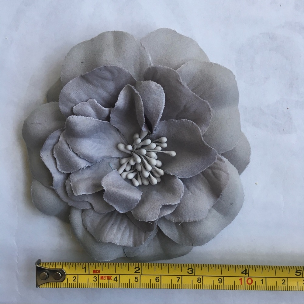 Bundle of 23 Fabric flower Brooch / Hair Clip - Picture 12 of 16